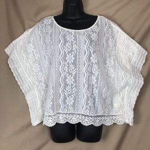 Arizona White Lace Top XL